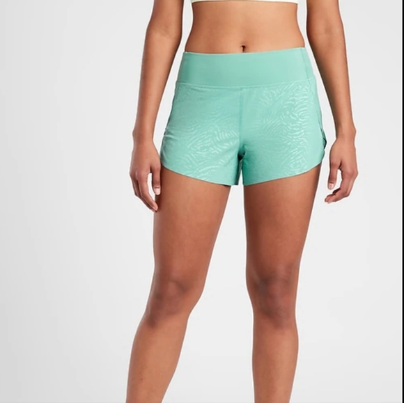 Athleta Run With It Turquoise Women's Athletic 3.5" Athleasure Running Shorts XL - Picture 2 of 9